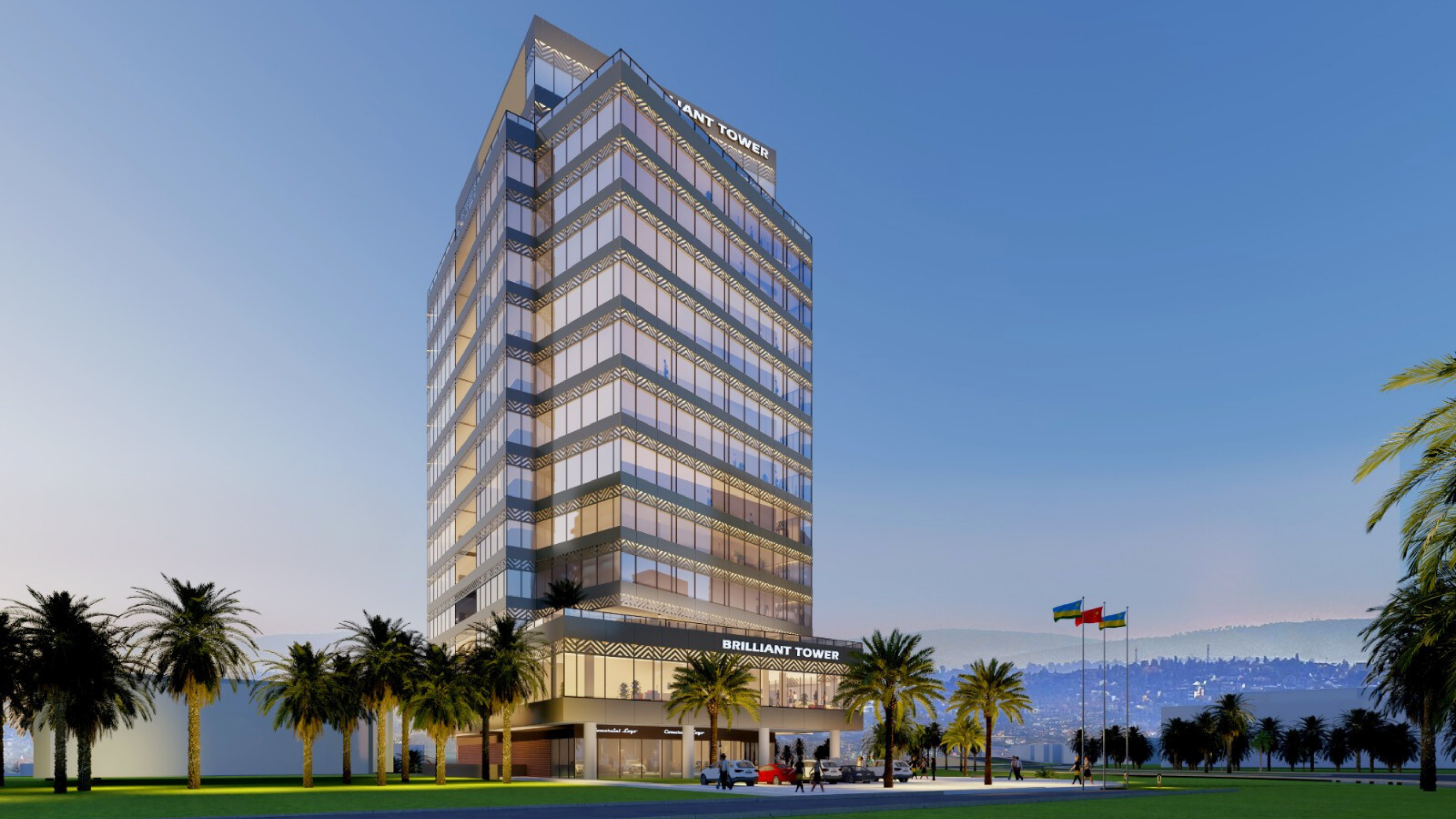 Brilliant Tower – Kigali’s Landmark Grade A Office Building in the Heart of the CBD
