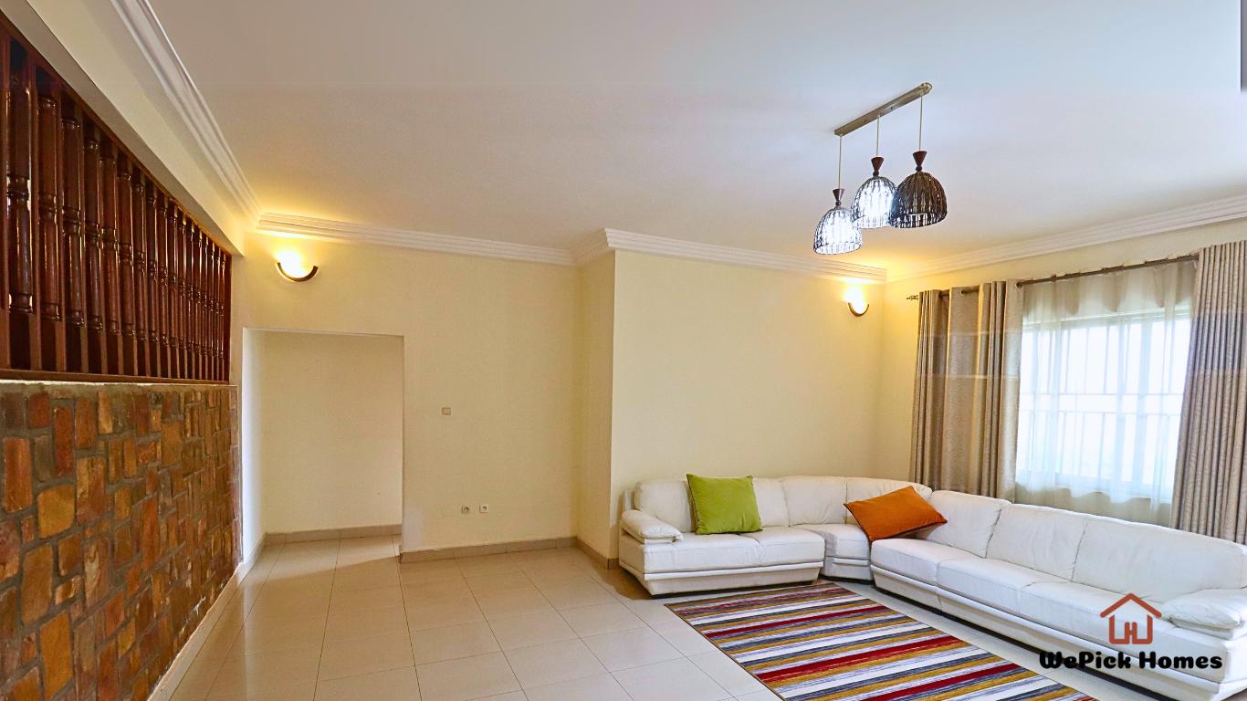 3-Bedroom House Semi-Furnished For Rent in Kacyiru, Kigali | WePick Homes Real Estate.